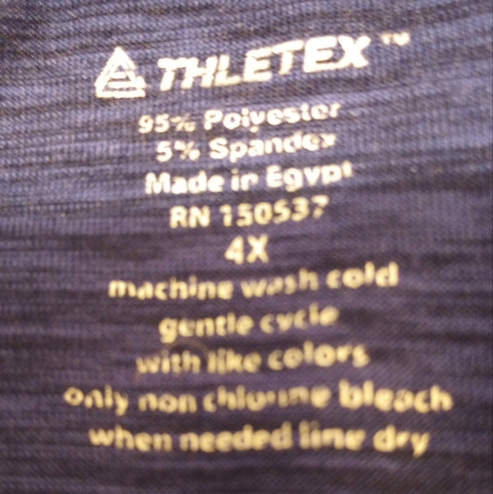 🐮🐄 Thletex Mens Big and Tall 4XL Short Sleeve T-Shirt